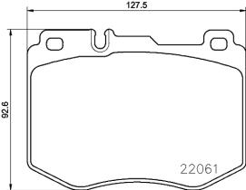 BREMBO P50120 - PASTILLA DE FRENO