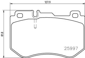 BREMBO P50123 - PASTILLA DE FRENO