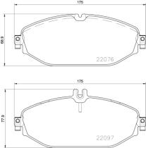 BREMBO P50124 - PASTILLA DE FRENO