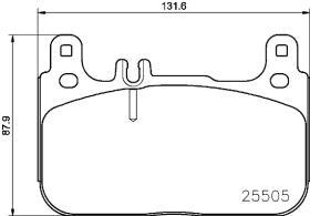 BREMBO P50128 - PASTILLA DE FRENO