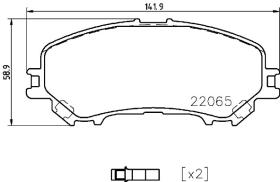 BREMBO P56099 - PASTILLA DE FRENO