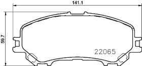 BREMBO P56100 - PASTILLA DE FRENO