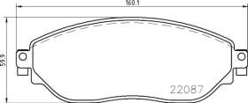 BREMBO P59082 - PASTILLA DE FRENO