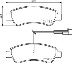 BREMBO P61125 - PASTILLA DE FRENO