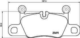 BREMBO P65031 - PASTILLA DE FRENO