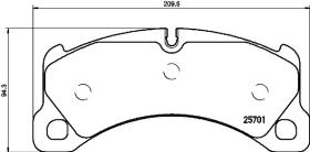 BREMBO P65033 - PASTILLA DE FRENO