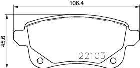 BREMBO P68064 - PASTILLA DE FRENO