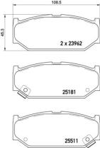 BREMBO P79031 - PASTILLA DE FRENO