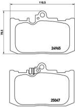 BREMBO P83131 - PASTILLA DE FRENO