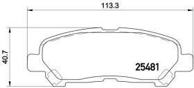 BREMBO P83138 - PASTILLA DE FRENO