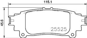 BREMBO P83153 - PASTILLA DE FRENO