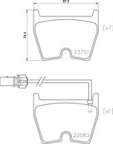 BREMBO P85139 - PASTILLA DE FRENO