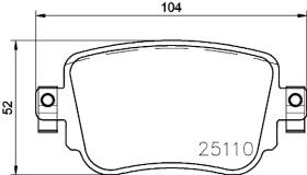 BREMBO P85140 - PASTILLA DE FRENO