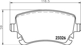 BREMBO P85143 - PASTILLA DE FRENO