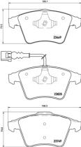 BREMBO P85149 - PASTILLA DE FRENO