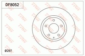 TRW DF8052 - JGO DISCOS DE FRENO