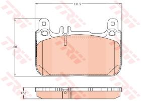 TRW GDB2118 - PASTILLAS DE FRENO