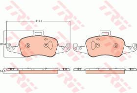 TRW GDB2120 - PASTILLAS DE FRENO