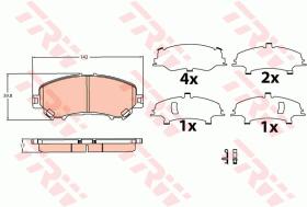 TRW GDB3622 - PASTILLAS DE FRENO