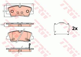 TRW GDB3646 - PASTILLAS DE FRENO
