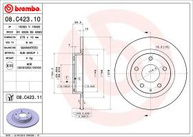 BREMBO 08C42311 - DISCO DE FRENO