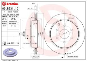 BREMBO 09B63111 - DISCO DE FRENO