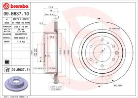 BREMBO 09B63711 - DISCO DE FRENO