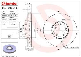 BREMBO 09C24310 - DISCO DE FRENO