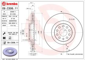 BREMBO 09C30611 - DISCO DE FRENO