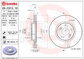 BREMBO 09C31311 - DISCO DE FRENO