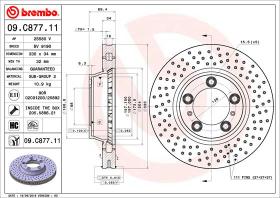 BREMBO 09C87711 - DISCO DE FRENO