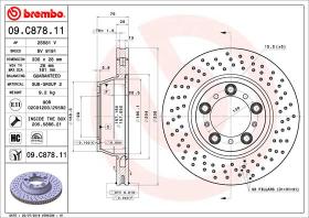 BREMBO 09C87811 - DISCO DE FRENO