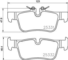 BREMBO P06094 - PASTILLA DE FRENO