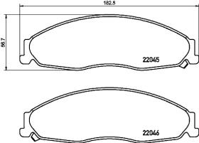 BREMBO P09011 - PASTILLA DE FRENO