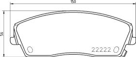 BREMBO P11041 - PASTILLA DE FRENO