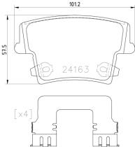 BREMBO P23175 - PASTILLA DE FRENO