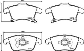 BREMBO P24173 - PASTILLA DE FRENO