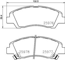 BREMBO P30076 - PASTILLA DE FRENO