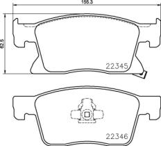 BREMBO P59091 - PASTILLA DE FRENO