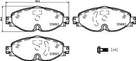 BREMBO P85147 - PASTILLA DE FRENO