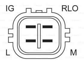 BOSCH 0986082350 - ALTERNADOR