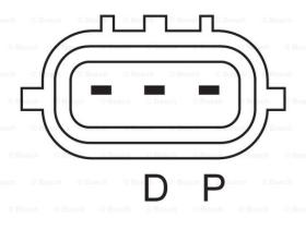 BOSCH 0986082430 - ALTERNADOR