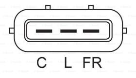 BOSCH 0986083550 - ALTERNADOR