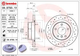 BREMBO 0997931X - DISCO FRENO X-TRA