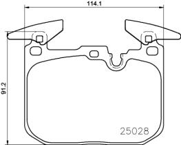 BREMBO P06096 - PASTILLA DE FRENO