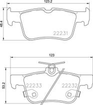 BREMBO P24201 - PASTILLA DE FRENO