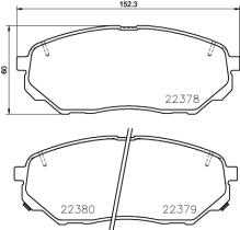 BREMBO P30086 - PASTILLA DE FRENO