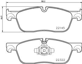 BREMBO P36035 - PASTILLA DE FRENO