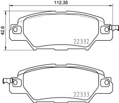 BREMBO P49053 - PASTILLA DE FRENO