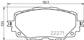 BREMBO P49054 - PASTILLA DE FRENO